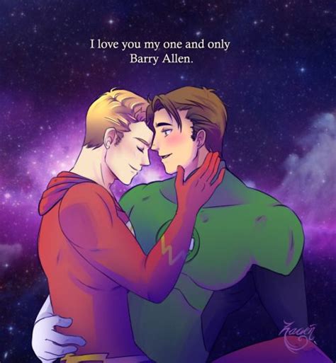 Barry Allen And Hal Jordan Dc Comics Heroes Green Lantern Comics Love