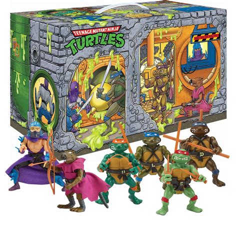 TMNT Leonardo, Raphael, Michelangelo & Donatello Storage Shell Figures