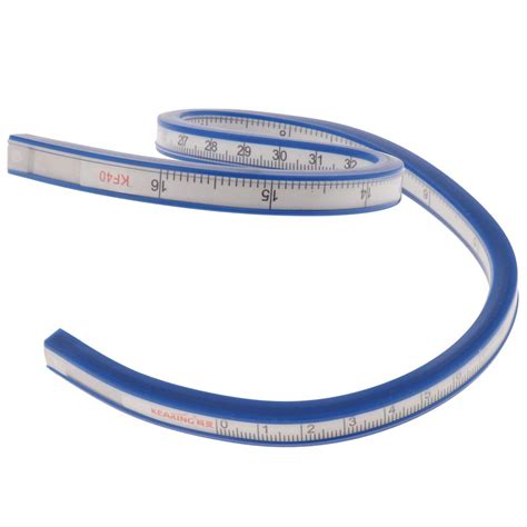 Flexible Curve Ruler Drafting Drawing Woodworking Tool Plastic 30cm