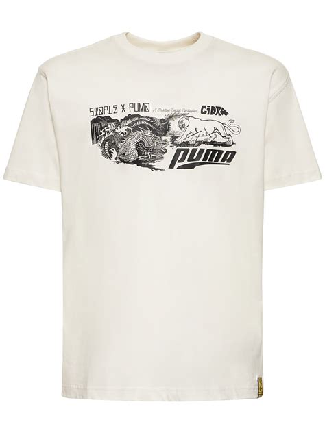 Puma Staple T Shirt In White Modesens