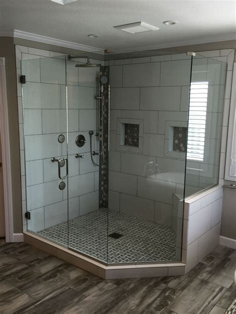 Neo Angle Glass Showers A D Glass Mirror