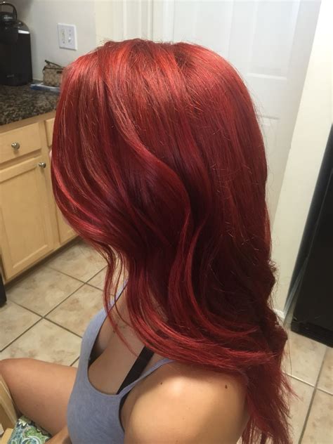 Ion Color Brilliance Red On Dark Hair Lets Talk About Paintcolor Ideas