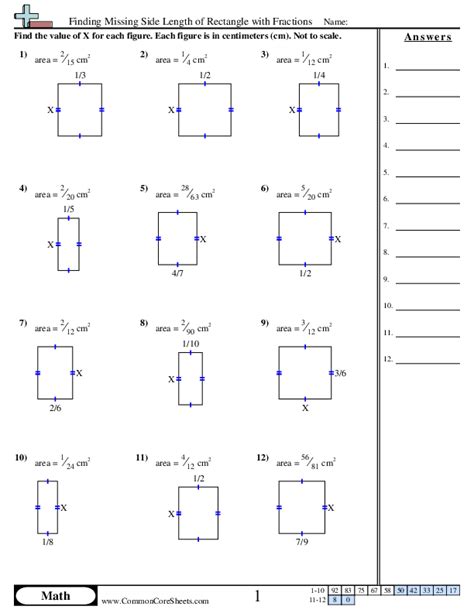 Area Perimeter Worksheets Free Distance Learning Worksheets Worksheets Library