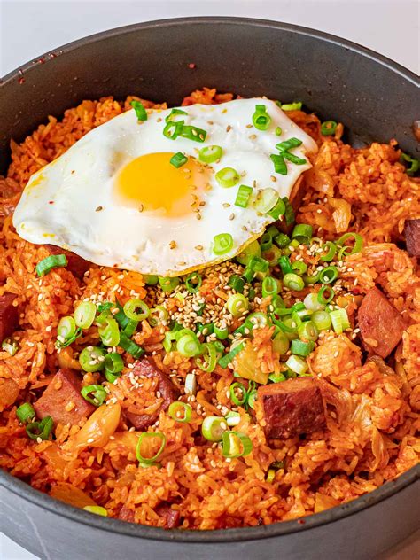 Kimchi Fried Rice With Spam Drive Me Hungry