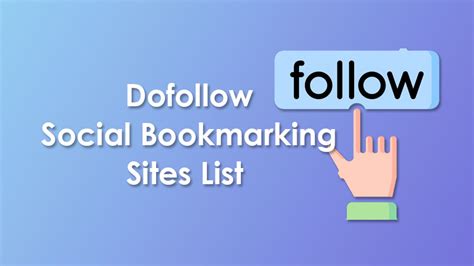 New Latest Do Follow Social Bookmarking Sites List With High Da