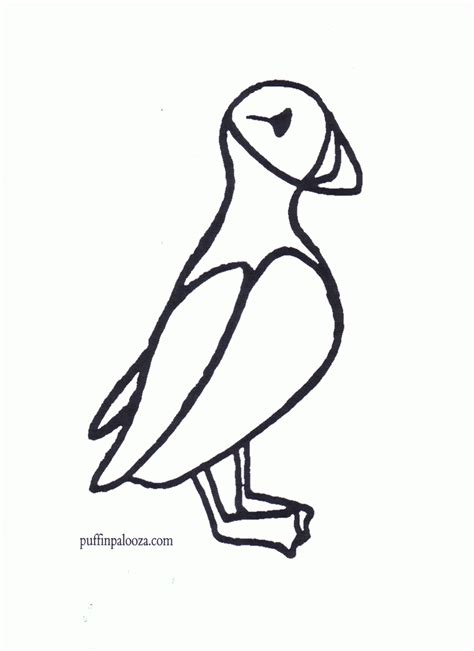 Puffin watercolor painting by alison fennell. Puffin Coloring Pages - Coloring Home