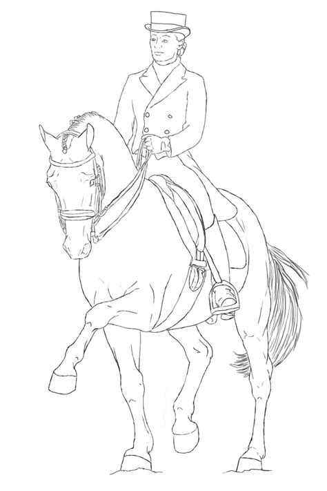 Hier dreht sich alles um ausmalbilder pferde. Free Dressage Line by Ningchen on DeviantArt