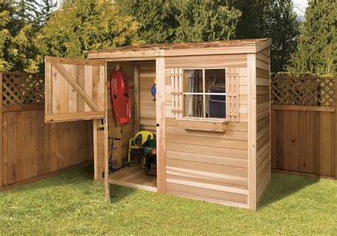 Part shed, part tent, this one requires little commitment. Bayside Storage Shed 8x4