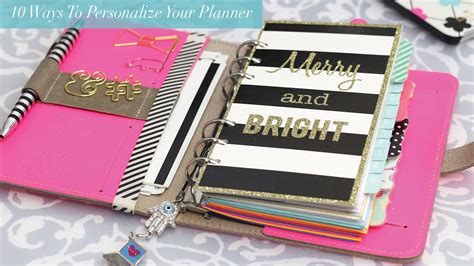10 Ways To Personalize Your Planner Youtube