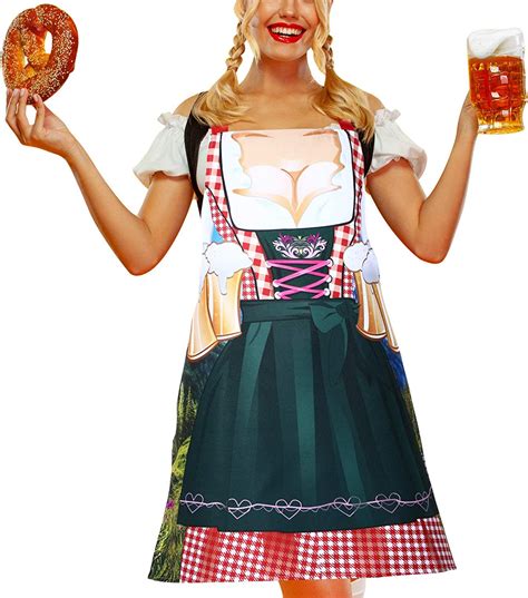 Oktoberfest Decorations German Dirndl Dress Oktoberfest Apron Fabric