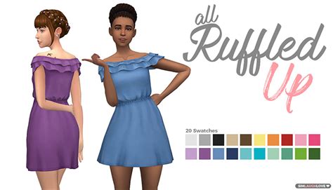 Sims 4 Mini Dresses And Short Dresses Free Cc Mods Fandomspot
