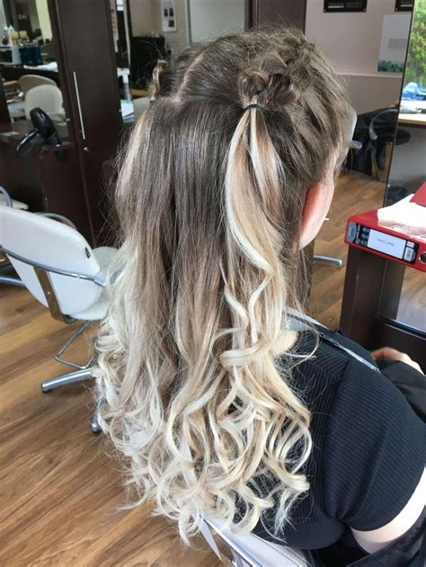 Portfolio Ref 24 Service Curled With Straighteners Dutch Braided The Top Section To Create