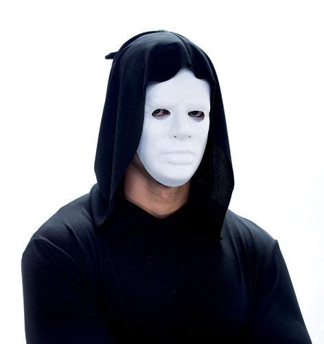 Fancy Phantom White Mask Costume Mask Blank White Face Mask White Face