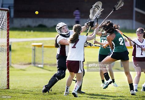 Hannah Thompson Greaves Of Waynflete Sends A Shot Into The Goal Over