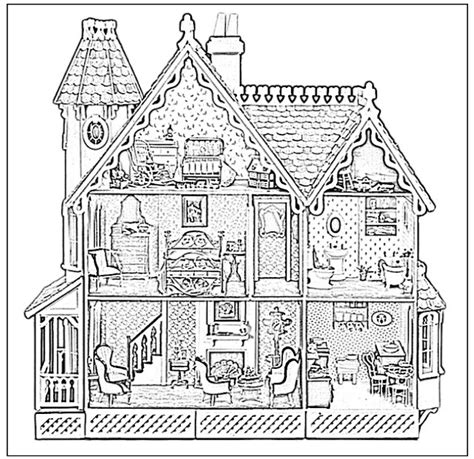 Casas de muñecas para pintar