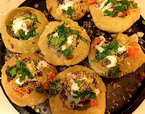 Delicious Recipes 4m Pranatis Kitchen Raj Kachori Chaat