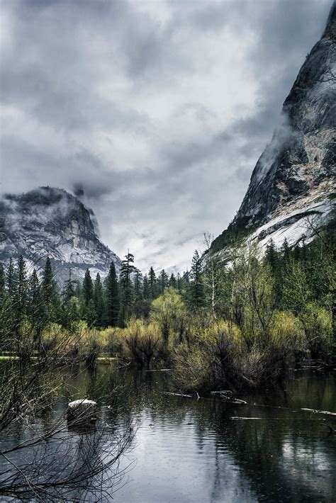 Mirror Lake Mirror Lake In Yosemite National Park On A Rai Flickr