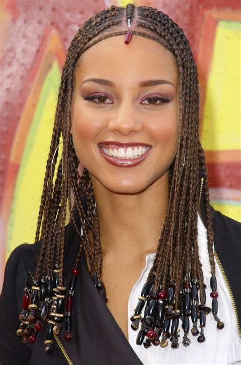 Alicia Keys Braids With Beads 2014 Hairstyles Alicia Keys Long Hair