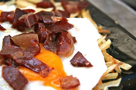 Spanish Huevos Rotos Recipe Eggs With Serrano Ham And Potatoes