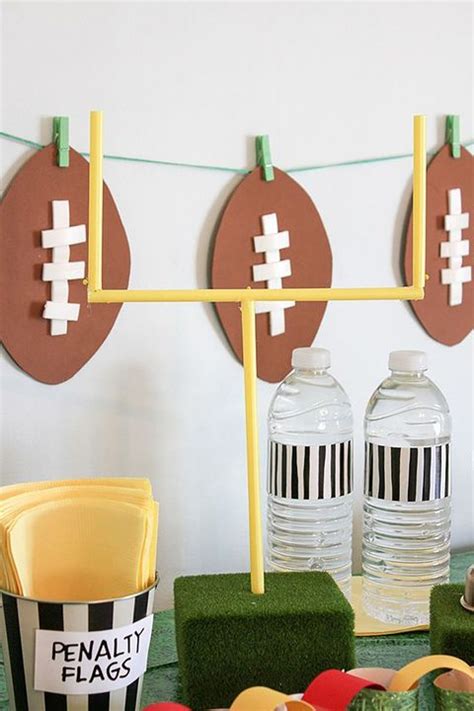 28 Best Football Party Decorations Super Bowl Party Decor Ideas