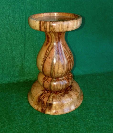 Spalted Beech Candle Holder By Amc77 Wood Turning Wood Candle