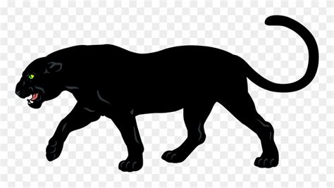 Download Cartoon Black Panther Animal Clipart 112199 Pinclipart