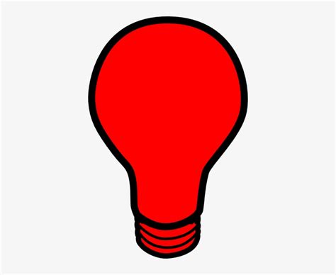 Red Light Bulb Clip Art PNG Image | Transparent PNG Free Download on SeekPNG