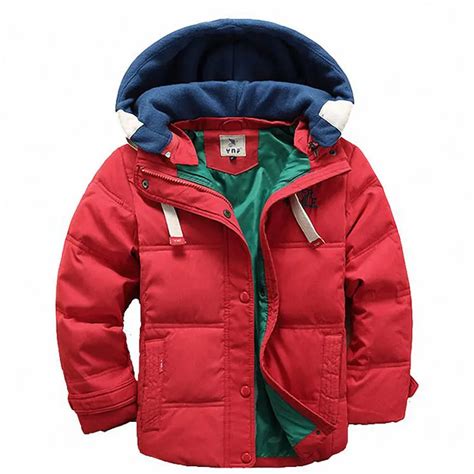 Cheap Children Boys Jacket For Winter Clothes Christmas Hooded Kids