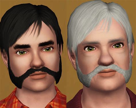 Mod The Sims Friendly Muttonchops And Bushy Goatee Beards