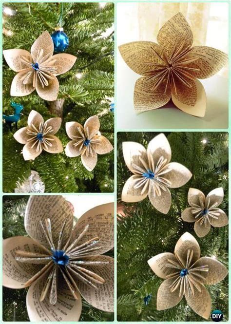 19 Best Diy Paper Christmas Tree Ornament Craft Ideas And