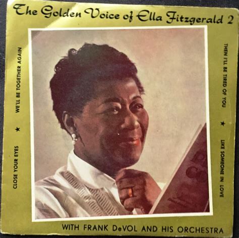Ella Fitzgerald Frank De Vol And His Orchestra The Golden Voice Of Ella Fitzgerald Vinyl