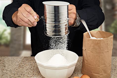 Super Ideas 4 U Why You Need To Use A Flour Sifter Sifted Flour