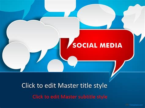 Free Powerpoint Templates Social Media Theme Printable Templates