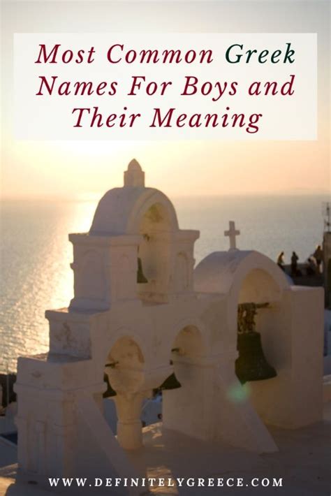 Most Common Greek Names For Boys And Their Meaning Greek Names For