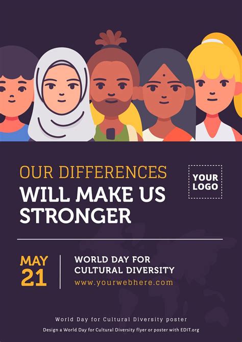 World Day Of Cultural Diversity Templates