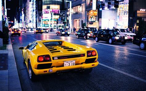 Download hd tokyo wallpapers best collection. Lamborghini Diablo, Car, Lamborghini, Japan, Yellow Cars Wallpapers HD / Desktop and Mobile ...