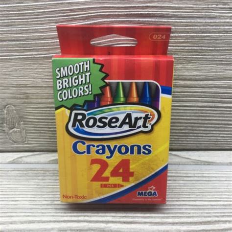 Roseart Crayons 24 Color Pieces Brand New Fast Ship Ebay