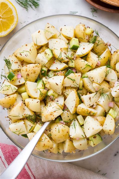 German Potato Salad With Dill Quick Easy The Simple Veganista
