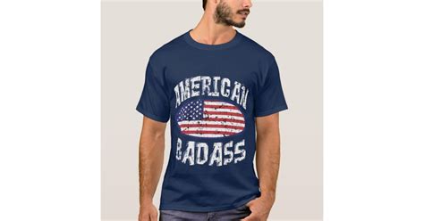 American Badass T Shirt Zazzle