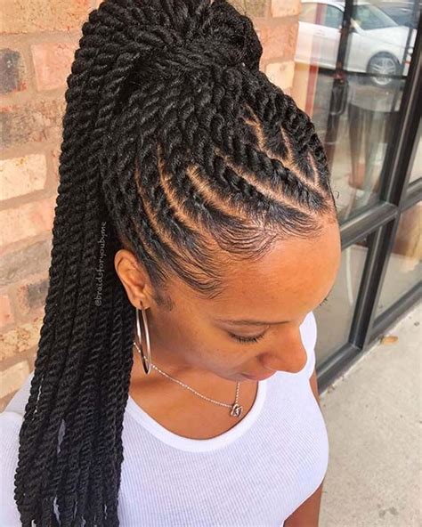 43 Eye Catching Twist Braids Hairstyles For Black Hair Stayglam