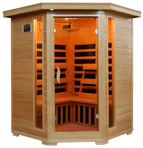 3 Person Far Infrared Sauna With Carbon Heaters