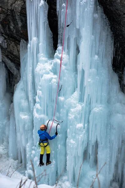 Portrait Of Ice Climber Stock Photo By ©mavrick 1816566