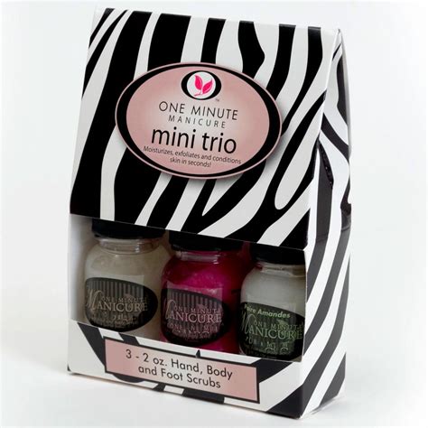 One Minute Manicure Coffret Mini Trio Bo Te Gommage Le Cocon De Clea