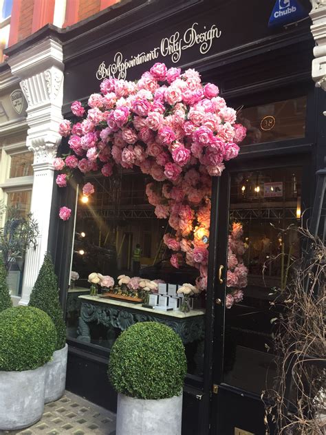 This Stunning Window By Appointment Only Design Is Literally In Bloom