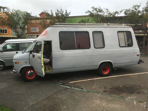 Curbside Outtake The Big Wide Long Home Built Chevy Van Curbside