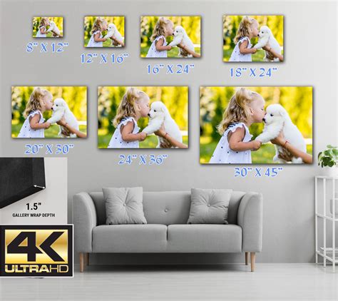 All Sizes5photo To Canvas Custom Canvas Prints Your Image Etsy