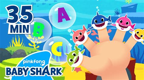 Baby Shark Learns Abc Compilation Abc Songs For Kids Baby Shark
