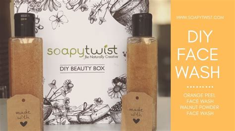 Make Your Own Face Wash Using Soapy Twist Diy Exfoliating Face Wash