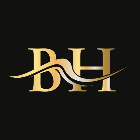 Letter Bh Logo Design Monogram Business And Company Logotype 18833311