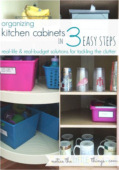 Organize Your Kitchen Cabinets In 5 Easy Steps Kitchen Organization
